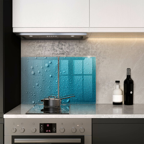 Proteção de parede do fogão a gás Gotas de água