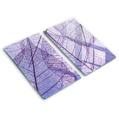 Proteção da parede na cozinha Folhas com nervuras