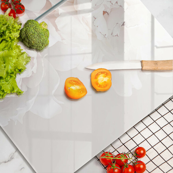 Tampa de parede do fogão a gás Peônias em tons pastel