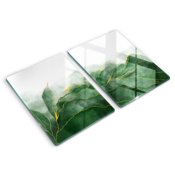 Tampa de parede do fogão a gás Abstração natureza