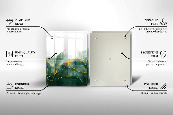 Tampa de parede do fogão a gás Abstração natureza