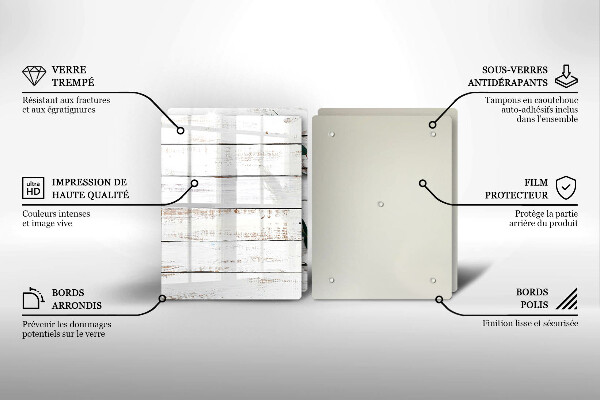 Tampa de parede do fogão a gás Tábuas antigas e folhas