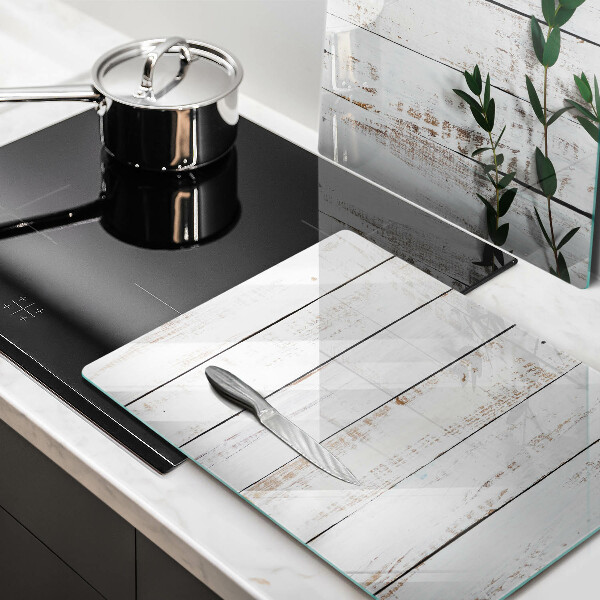 Tampa de parede do fogão a gás Tábuas antigas e folhas