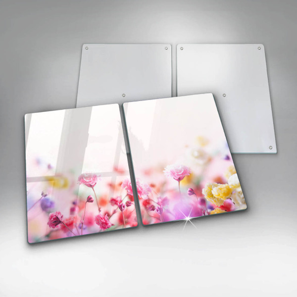 Tampa de parede do fogão a gás Prado de flores