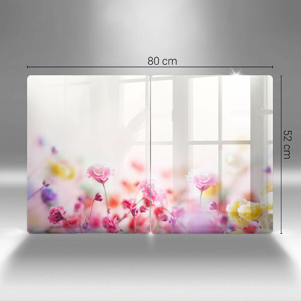 Tampa de parede do fogão a gás Prado de flores