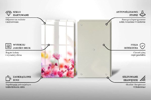 Tampa de parede do fogão a gás Prado de flores