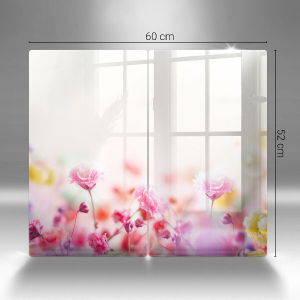 Tampa de parede do fogão a gás Prado de flores