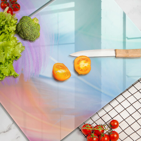 Tampa de parede do fogão a gás Penas em tons pastel