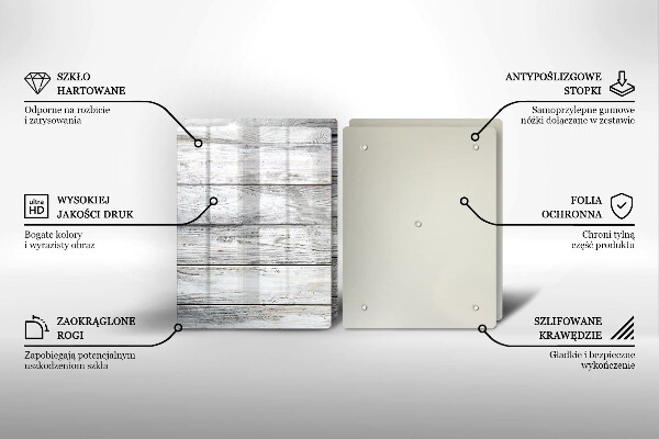 Tampa de parede do fogão a gás Tábuas de madeira claras