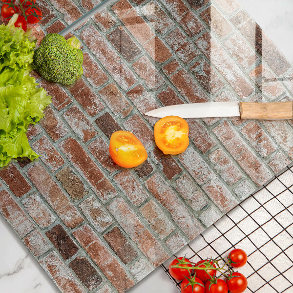 Tampa de parede do fogão a gás Parede de tijolos antigos