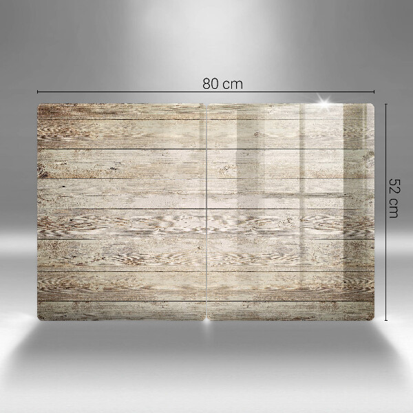 Tampa de parede do fogão a gás Tábuas de madeira