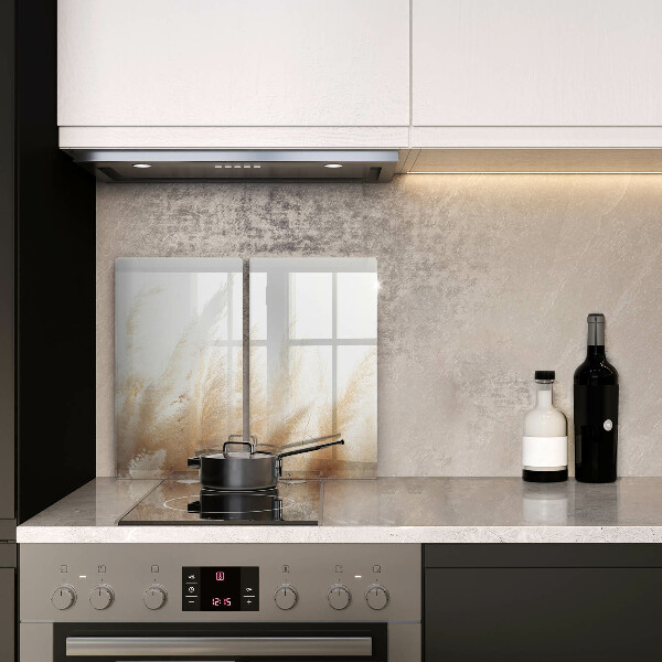 Tampa de parede do fogão a gás Grama dos pampas