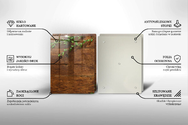 Tampa de parede do fogão a gás Tábuas de madeira e folhas