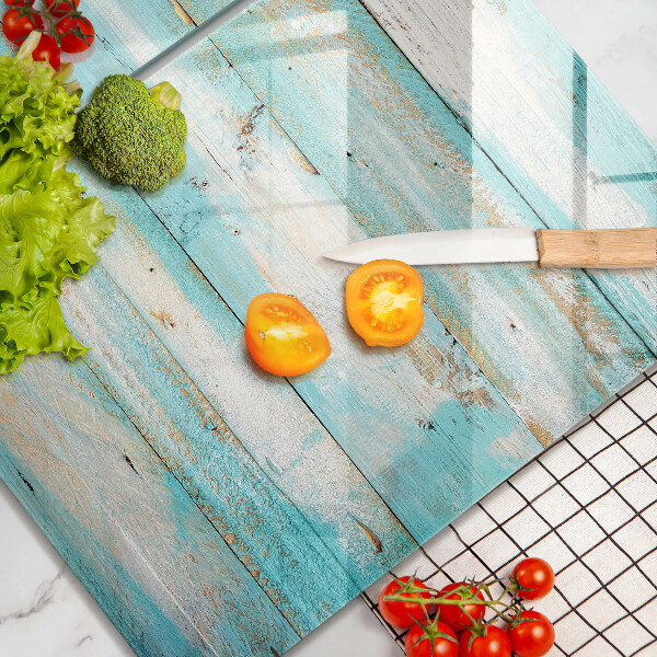 Tampa de parede do fogão a gás Tábuas vintage de madeira