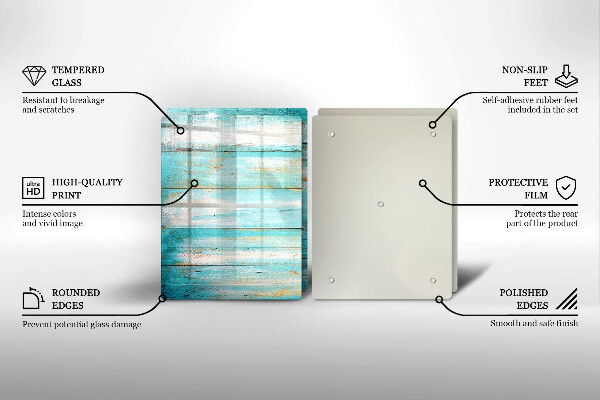 Tampa de parede do fogão a gás Tábuas vintage de madeira