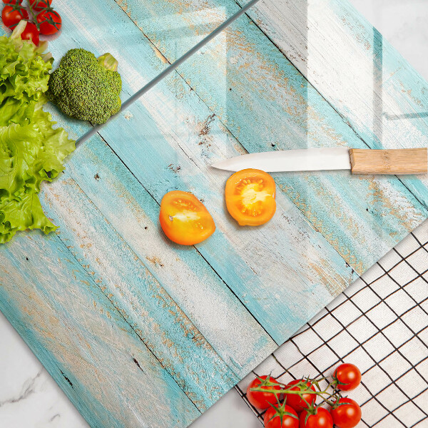 Tampa de parede do fogão a gás Tábuas vintage de madeira