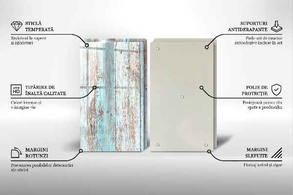 Tampa de parede do fogão a gás Tábuas vintage