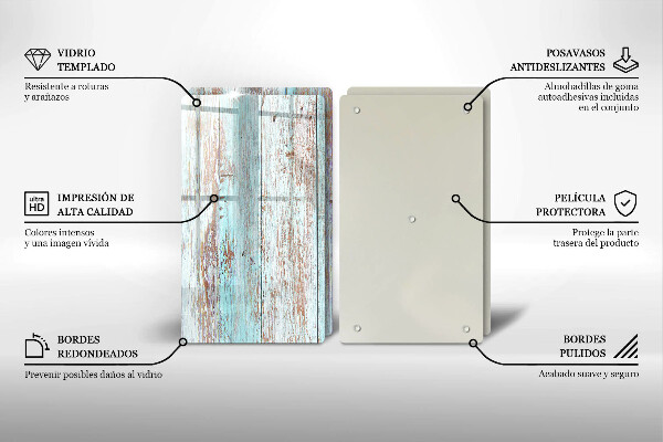 Tampa de parede do fogão a gás Tábuas vintage