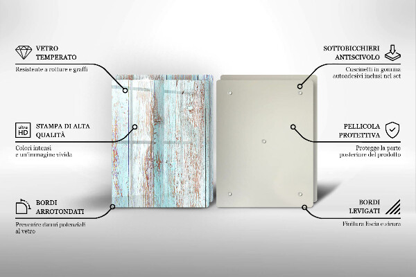 Tampa de parede do fogão a gás Tábuas vintage