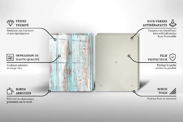Tampa de parede do fogão a gás Tábuas vintage