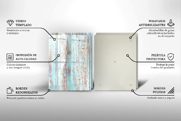 Tampa de parede do fogão a gás Tábuas vintage