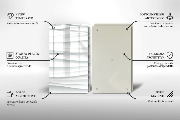 Tampa de parede do fogão a gás Estrutura moderna