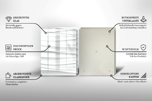 Tampa de parede do fogão a gás Estrutura moderna