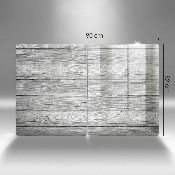 Tampa de parede do fogão a gás Madeira tábuas velhas