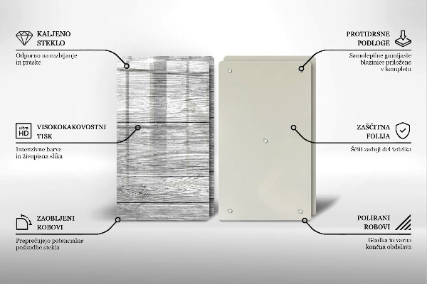 Tampa de parede do fogão a gás Madeira tábuas velhas