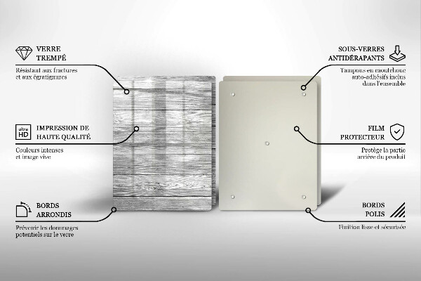 Tampa de parede do fogão a gás Madeira tábuas velhas