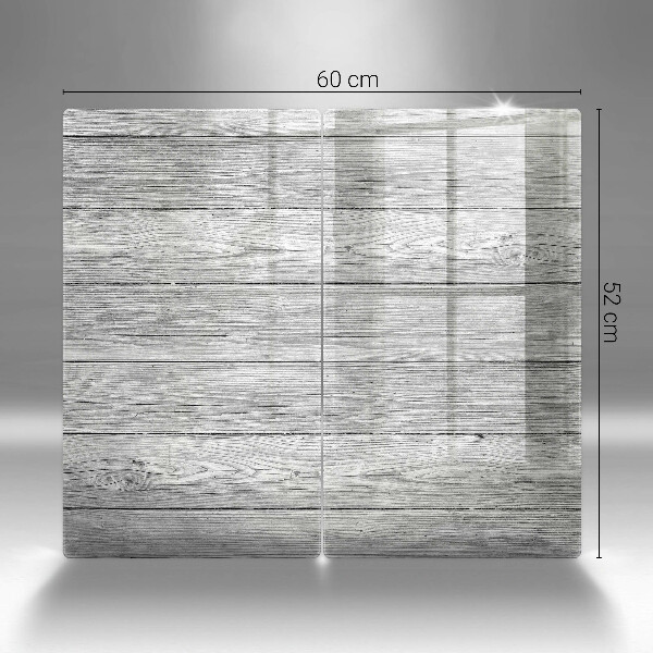 Tampa de parede do fogão a gás Madeira tábuas velhas