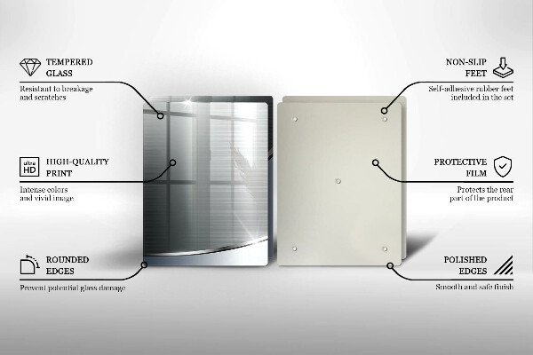 Tampa de parede do fogão a gás Padrão abstração metálica