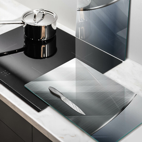 Tampa de parede do fogão a gás Padrão abstração metálica