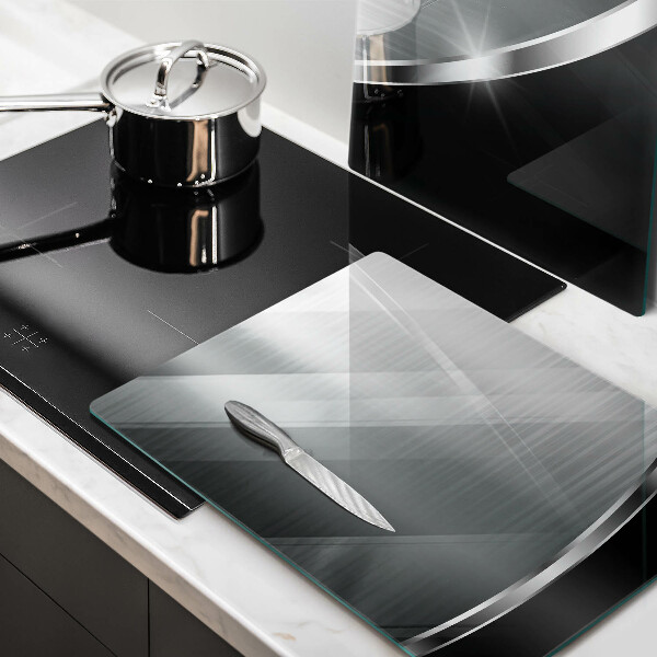 Tampa de parede do fogão a gás Abstração com metal