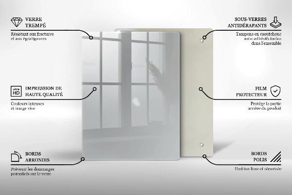 Proteção para placa de indução Cor cinza