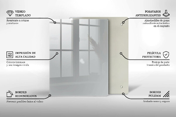 Proteção para placa de indução Cor cinza