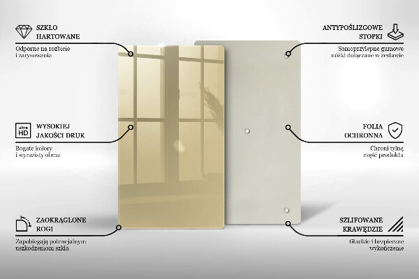 Protetor de placa de indução Cor bege