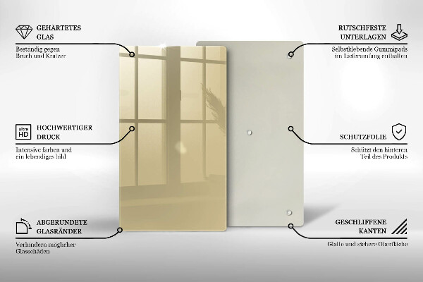 Protetor de placa de indução Cor bege