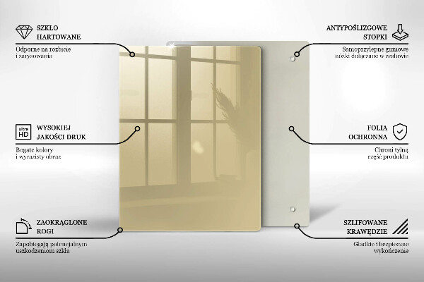 Protetor de placa de indução Cor bege