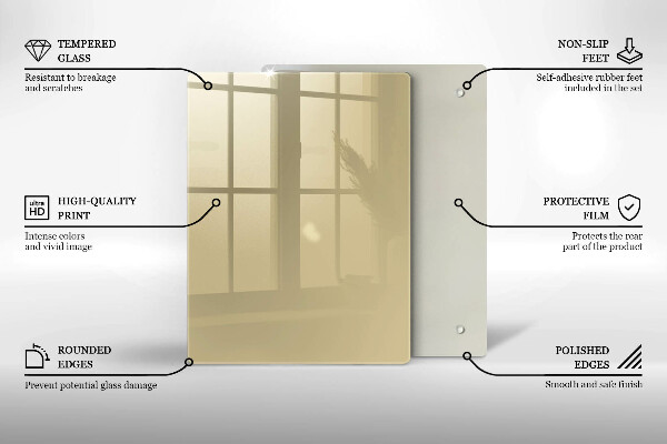 Protetor de placa de indução Cor bege