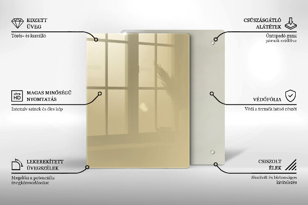 Protetor de placa de indução Cor bege