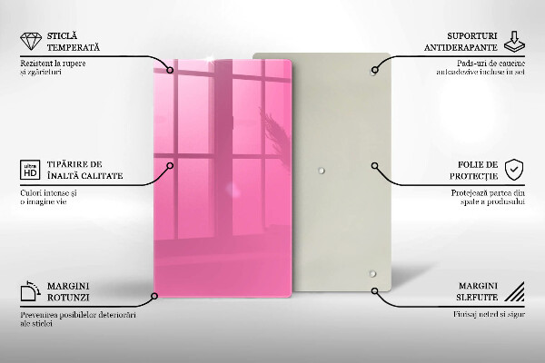 Proteção para placa de indução Cor rosa