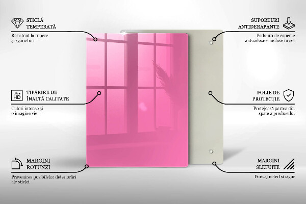 Proteção para placa de indução Cor rosa