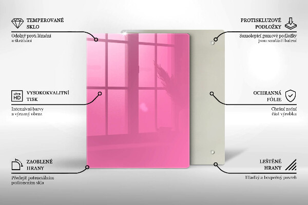 Proteção para placa de indução Cor rosa