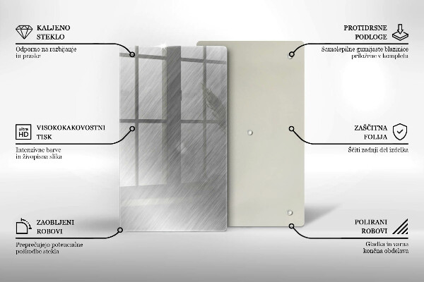 Protetor de placa de indução Fundo de textura metálica