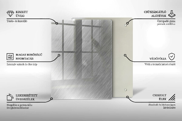 Protetor de placa de indução Fundo de textura metálica