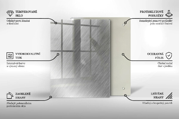 Protetor de placa de indução Fundo de textura metálica