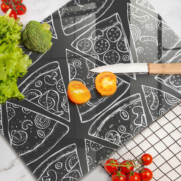 Protetor de bancada Ilustração de pizza