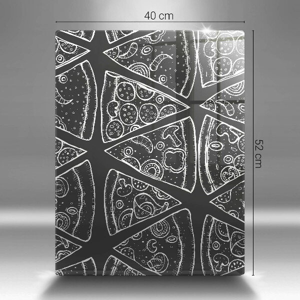 Protetor de bancada Ilustração de pizza