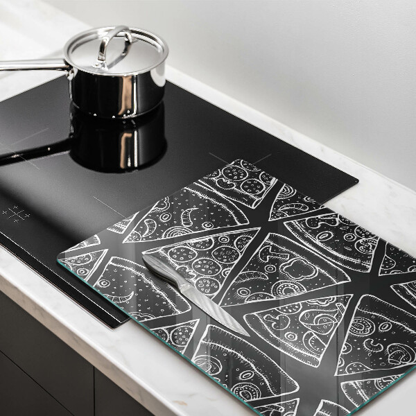 Protetor de bancada Ilustração de pizza